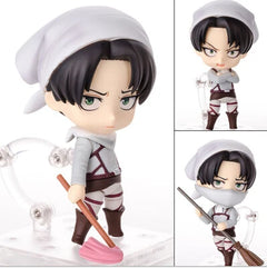 Attack on Titan Levi Ackerman (Cleaning) Mini Action Figure — 10cm (Boxed)