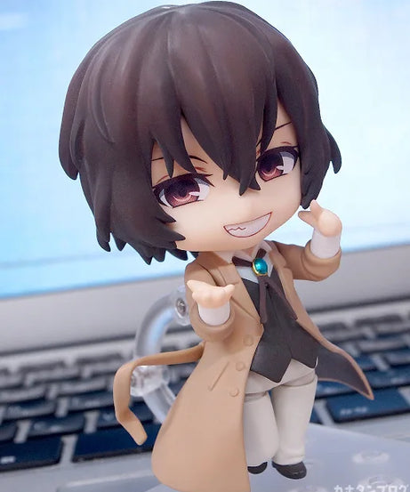 NEW hot 10cm Bungo Stray Dogs Stray Dogs Dazai Osamu 657 Action figure toys collection doll Christmas gift with box