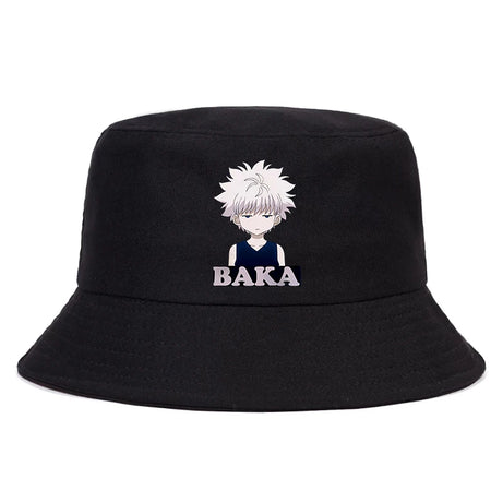 Anime Hunter X Hunter Summer Hat Hisoka Women Men Panama Bucket Cap The Design Flat Visor Killua Graphic Fisherman Hats