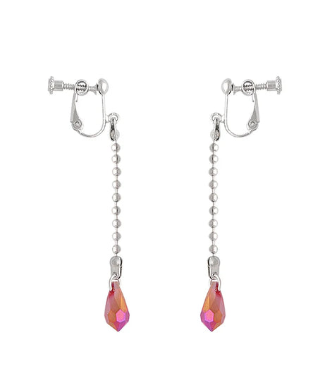 Kurapika Cosplay Ear Clip No Piercing Eardrop Anime Hunter x Hunter Drop Earrings for Women Men Jewelry Gift