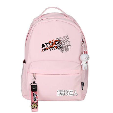 Attack On Titan School Backpack - Nylon, Small, Kawaii