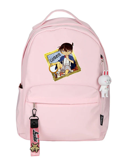 Detective Conan Kawaii Candy Color Backpack - Small School Travel Bag