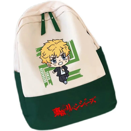 Anime Tokyo Revengers Takemichi Hanagaki Cosplay Cartoon Unisex Backpack School Students Bag Cute Teenagers Laptop Travel Fashion Outdoor Gifts