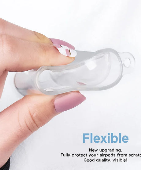 Cool M-Makima Chainsaw Man  Case Soft silicone TPU Case For AirPods 4 Pro 1 2 3 Clear Transparent Bluetooth Earphone Case