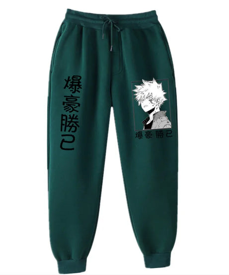 Anime My Hero Academia Katsuki Bakugo Harajuku Men's Pants Print Joggers Male Trousers Casual Sweatpants Sweatpants