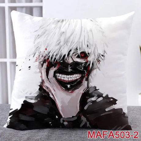 Tokyo Ghoul Pillow Cover - Kaneki Ken & Touka Kirishima, 45x45cm