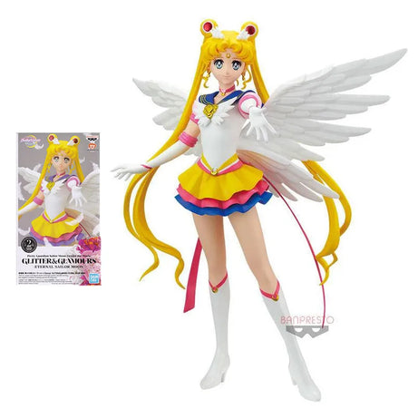 Bandai Sailor Moon Glitter Glamours Sailor Moon Anime Figure Genuine High Quality