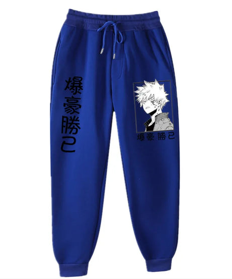 Anime My Hero Academia Katsuki Bakugo Harajuku Men's Pants Print Joggers Male Trousers Casual Sweatpants Sweatpants