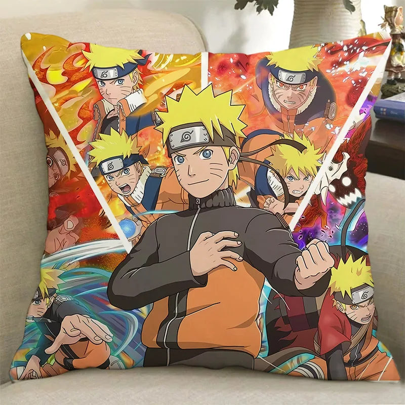 Anime Naruto Akatsuki Uchiha Itachi Graphic Pillow Case – Decorative Square Cushion Cover 3
