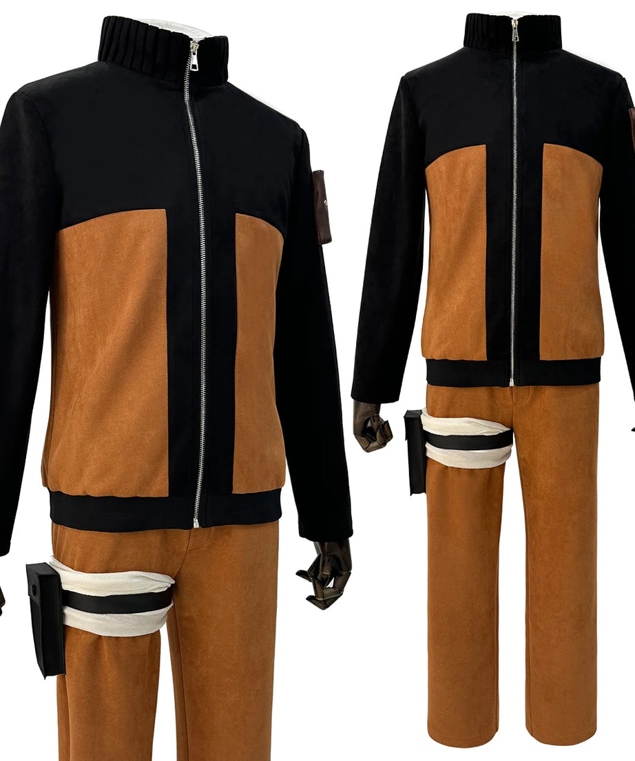 Naruto Uzumaki Cosplay Cloak – Unisex Anime Haori for Halloween & Conventions