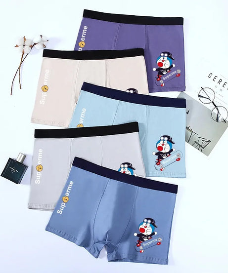 Doraemon Cartoon Boxer Shorts – Cute & Comfy Breathable Underwear