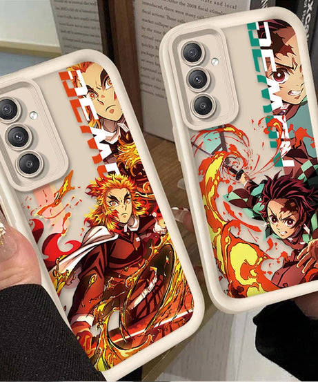 Anime Demon Slayer Phone Case For Samsung Galaxy A14 A15 S21 S22 S23 S24 FE Plus Ultra A25 A35 A52 A53 A54 A55 5G Cover