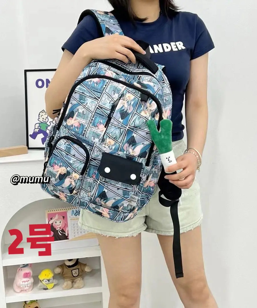 Hatsune Miku New Bag Junior High Student Large Capacity High School Student Girls Middle School Backpack Holiday Gift