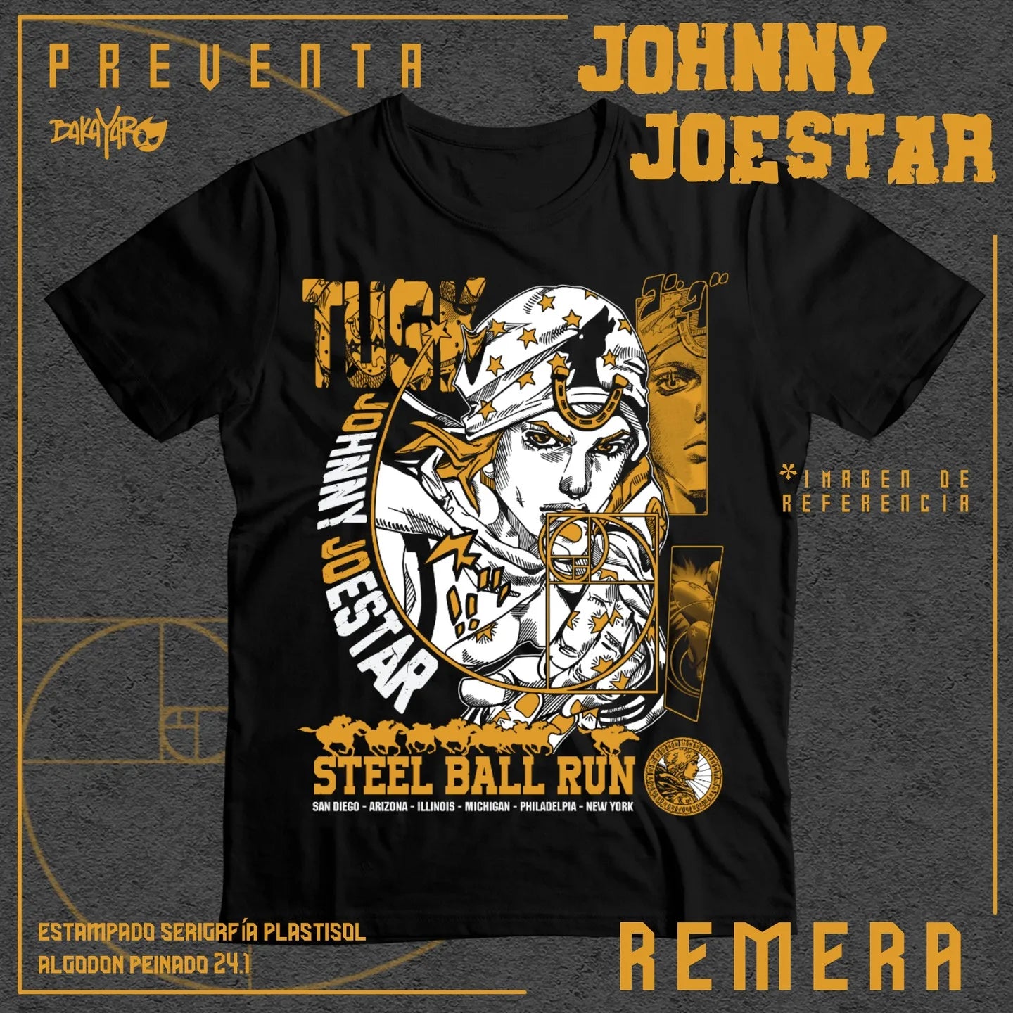 JoJo’s Bizarre Adventure T-Shirt – Jolyne & Jotaro Anime Unisex Tee