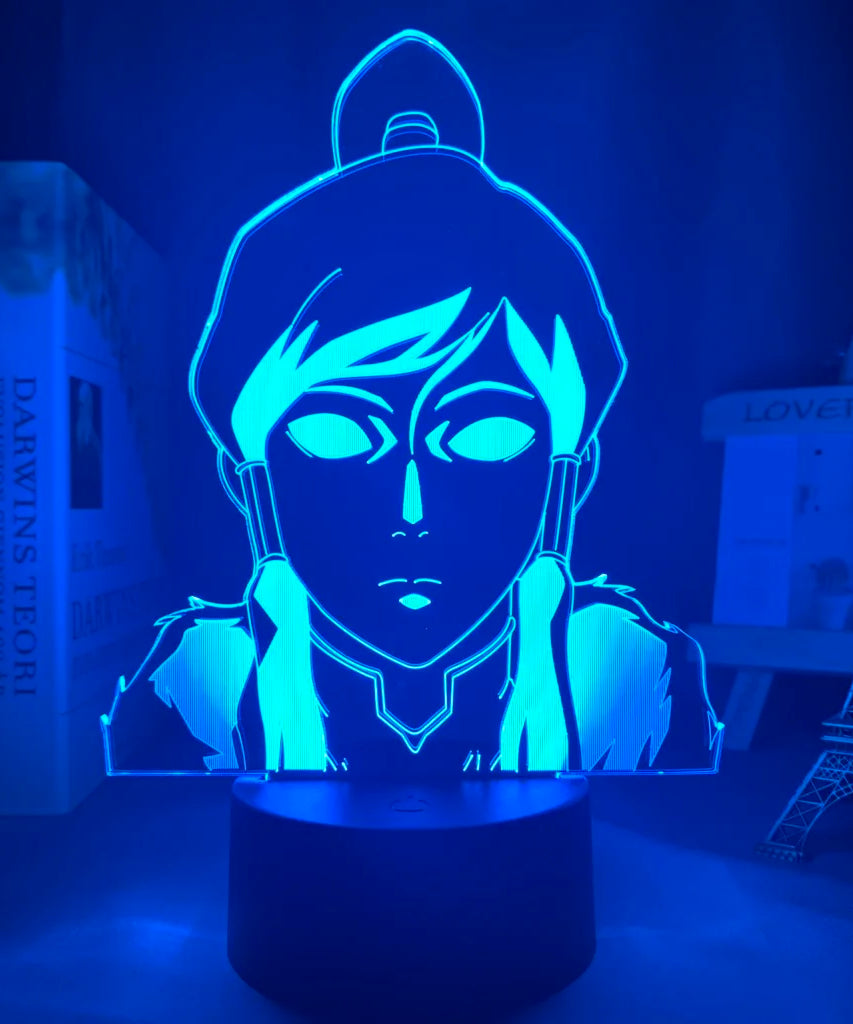 Anime Avatar The Last Airbender  3D LED Lamp Aang Zuko Iroh Toph Beifong Suki Figure Nightlight  for Kids Child Bedroom Decor