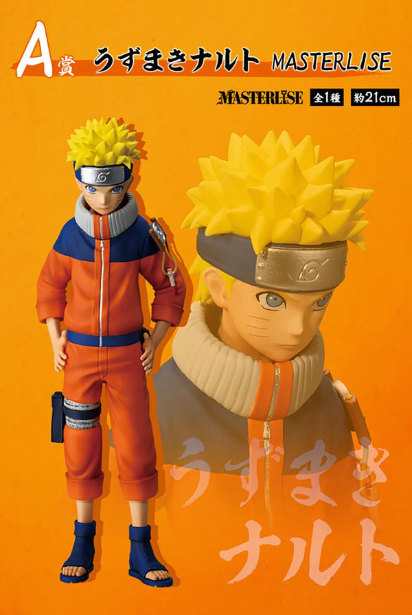 Bandai Ichiban Kuji Masterlise Naruto Figure – Naruto, Sasuke, Rock Lee, Shikamaru, Gaara