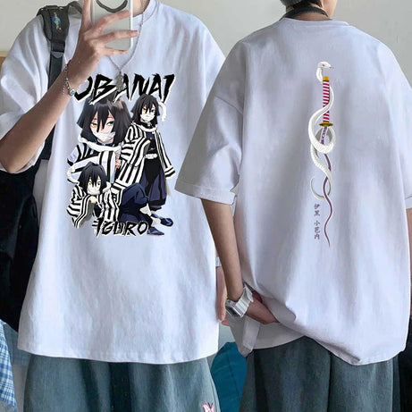 Demon Slayer Iguro Obanai T-Shirt Round Neck