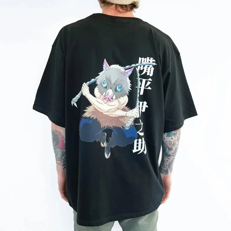 Demon Slayer Inosuke T-Shirt — Anime Print Tee
