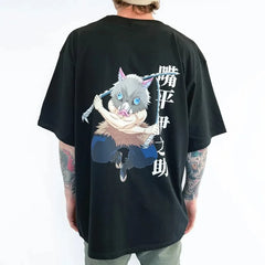 Demon Slayer Inosuke T-Shirt — Anime Print Tee