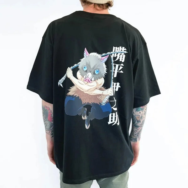 Demon Slayer Inosuke T-Shirt — Anime Print Tee