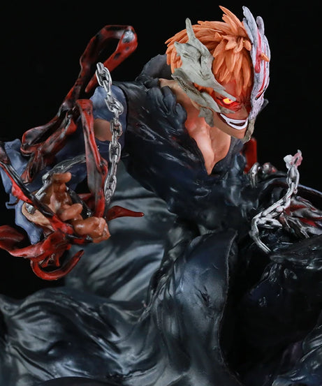 Kurosaki Ichigo 22cm Half Hollow Ichigo Action Figure LED Luminous Anime Model Toy PVC Light-Up Statue Desktop Decor Boy Gift