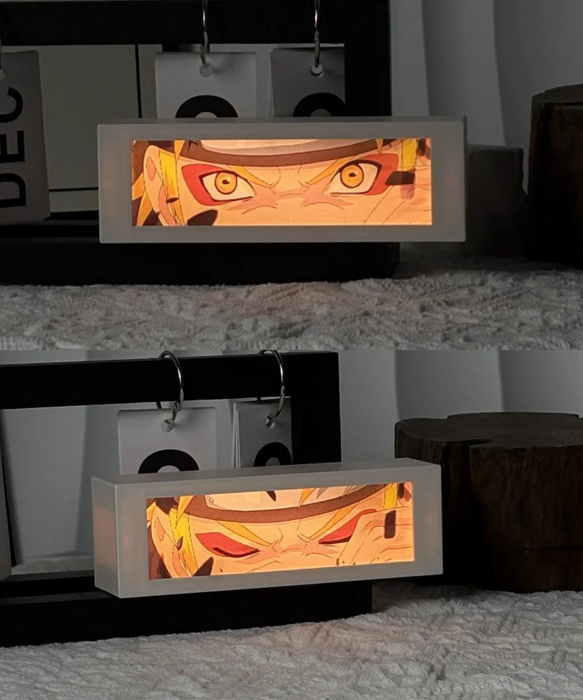 Anime 3D Motion Light Box – Manga Night Lamp for Bedroom & Gifts