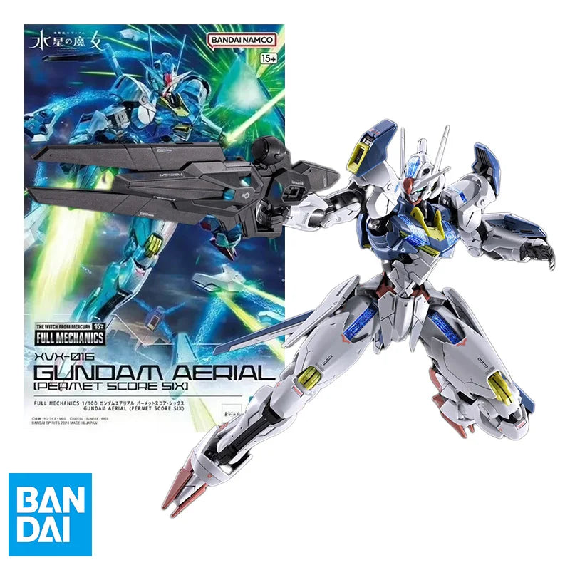 GUNDAM FM 1/100 The Witch From Mercury FM GUNDAM AERIAL PERMET SCORE SIX Model Kit Anime Action Fighter Assembly Toy Gift