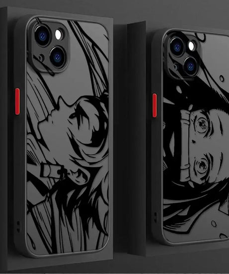 Case for iPhone 8 7 SE 16 XS 14 11 13 Mini 15 Pro MAX XR 11 Plus 12 Soft Cover 12Pro 14Pro 16 Plus Demon Slayer Kimetsu No Yaiba