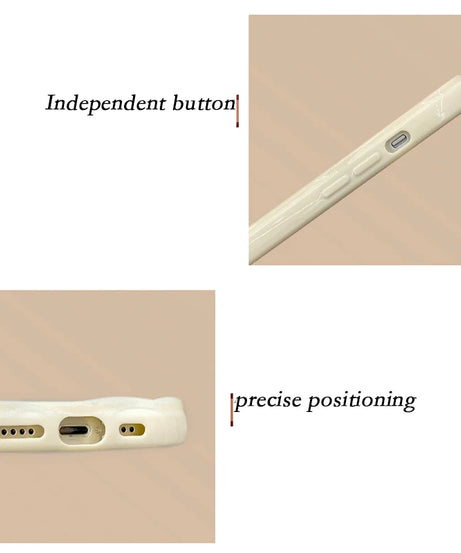 Doraemon Soft Silicone Wavy Case – Cute Cartoon iPhone 6–15 Pro Max Cover