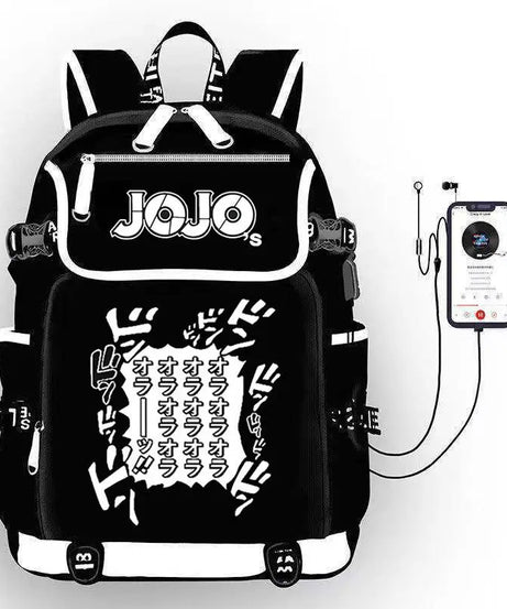 JoJo's Bizarre Adventure Anime Backpack Student School Shoulder Bag Large Capacity Youth Outdoor Travel Backpack Fashion Gift