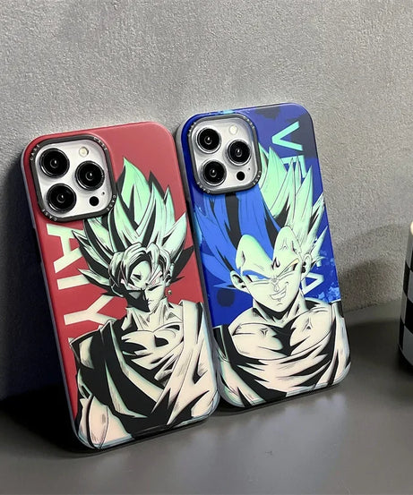 Dragon Ball Goku Phones Cases for IPhone 14 Pro Max Plus 11 12 13 Anime Super Saiyan Creative Shockproof Frosted Cover