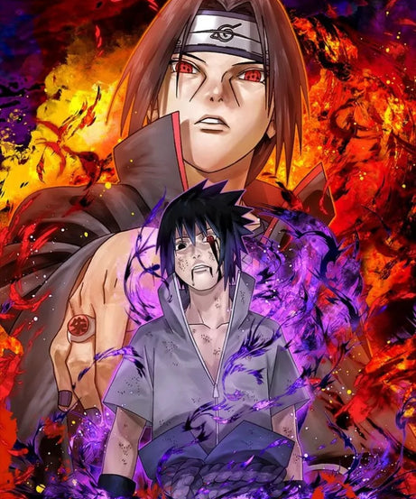 Uchiha Itachi New Diamond Painting Mosaic Naruto Cartoon Art Cross Stitch Embroidery Rhinestones Home Decor Children's Gift