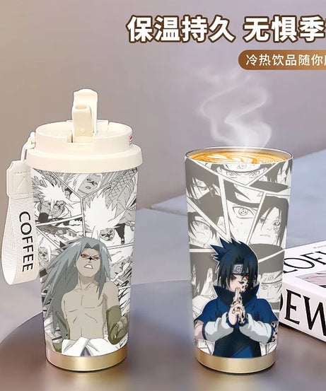 new Uzumaki Naruto cute and cool personality high-value two-dimensional student going out portable straw water cup birthday gift