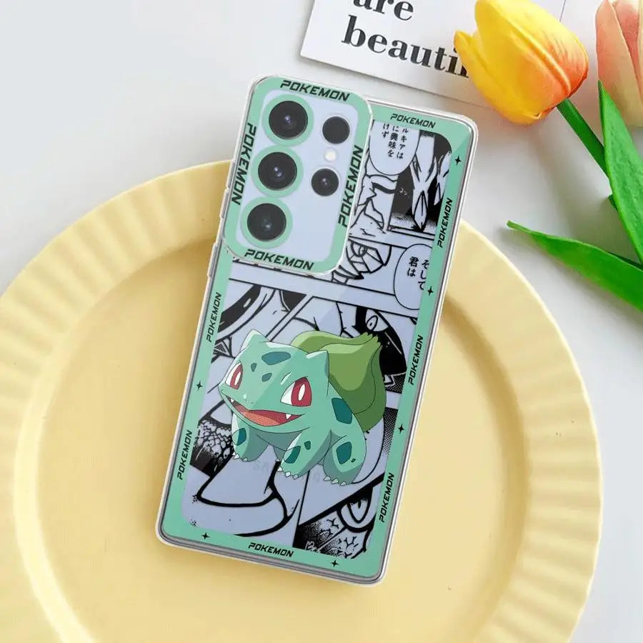 Pikachu Angel Eye Anime Case – Samsung Galaxy S21–S25, Note 10/20 Series