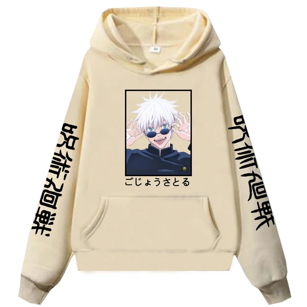 Jujutsu Kaisen Gojo Satoru Manga Graphic Hoodie Harajuku Streetwear 7