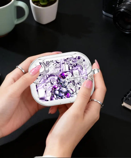 Case For Samsung Galaxy Buds 4 Pro 2 2Pro 4Pro Live 3 FE 3Pro Clear Earphone Cases Cover With Hook Son Gokus And Frieza
