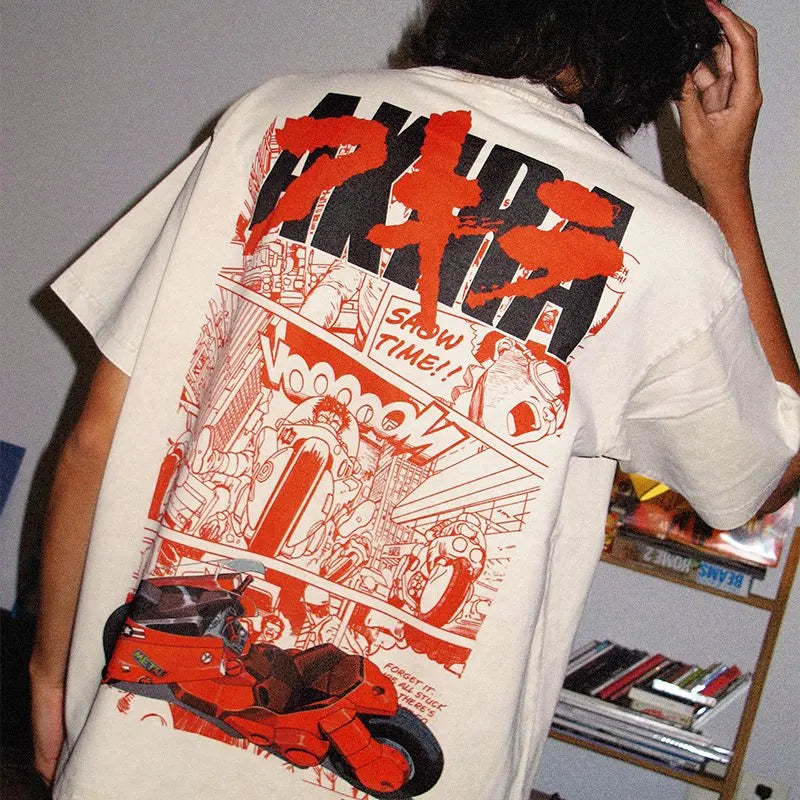 Akira Vintage-Washed T-Shirt — Graphic Tee 3