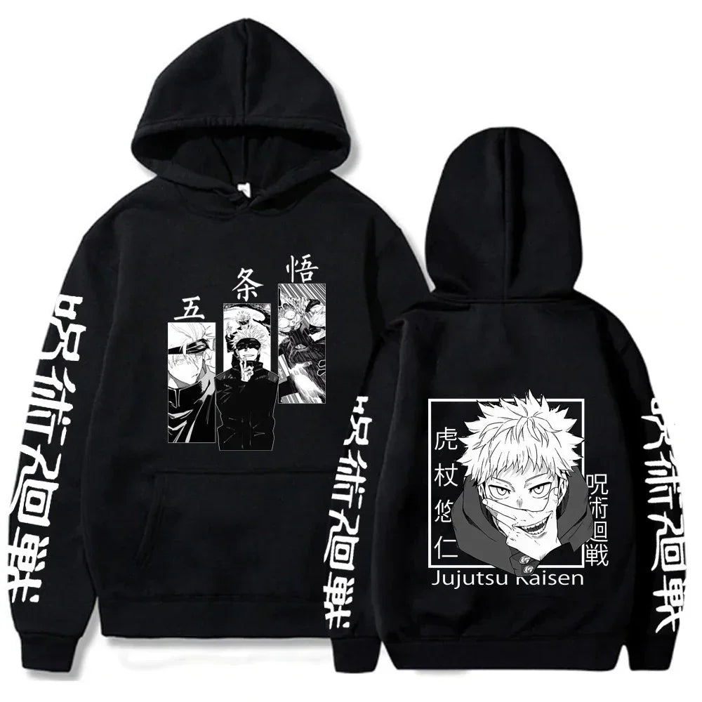 Jujutsu Kaisen Yuji Itadori Hoodie – Harajuku Anime Streetwear Pullover 4
