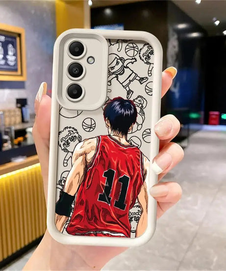 Slam Dunk Anime Phone Case – Soft Cover for Samsung Galaxy A15–A55 (4G/5G)