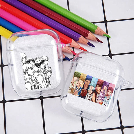 Anime Kuroko No Basket Soft Silicone TPU Case for AirPods Pro 1 2 3 Transparent Silicone Wireless Bluetooth Earphone Box Cover