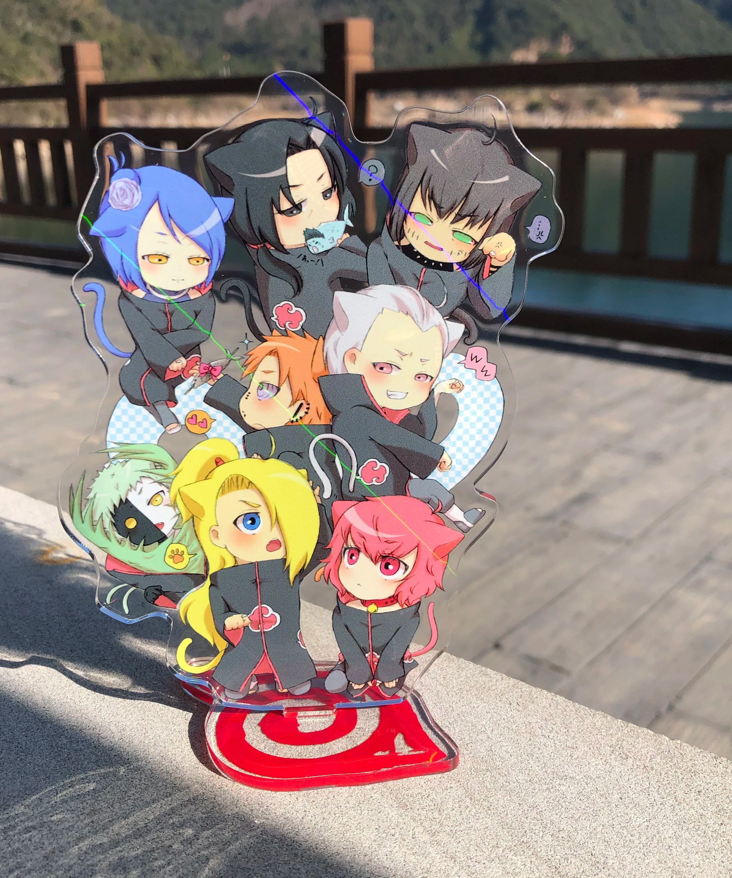 Anime Acrylic Stand Character Model Board Table Decoration Key Chain Kakashi Itachi Sasuke Lady Gift Jewelry Accessories