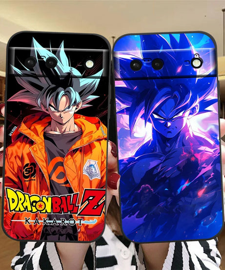 Dragon Ball Z Shockproof Case – Goku Edition for Google Pixel 4–9 Series