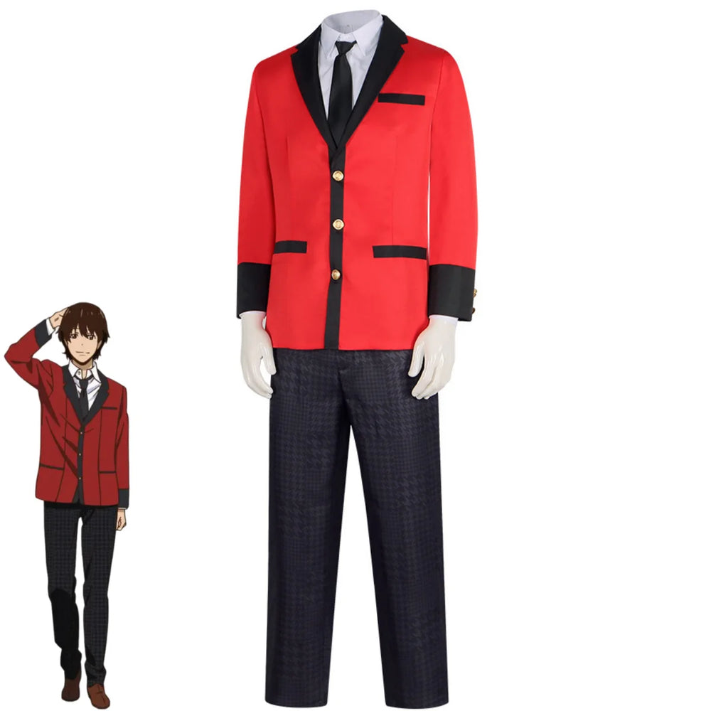 Kakegurui Ryota Suzui Cosplay Costume — JK Uniform & Wig 3