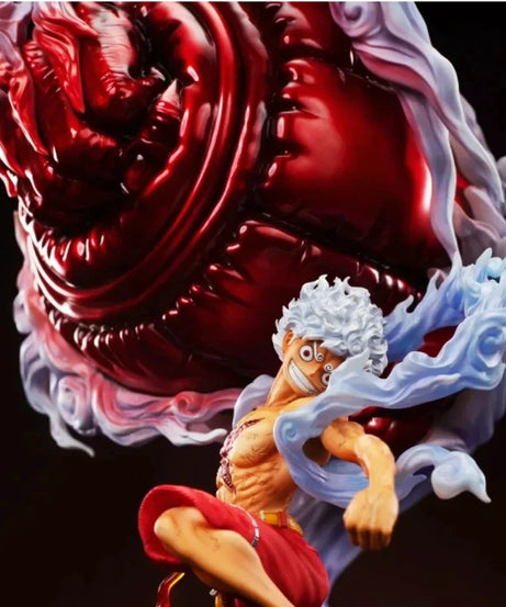 One Piece Onigashima Nika Luffy Action Figure 3 Interchangeable Hand Forms Anime Model Toy Exquisite Pvc Statue Deco Fans Gift