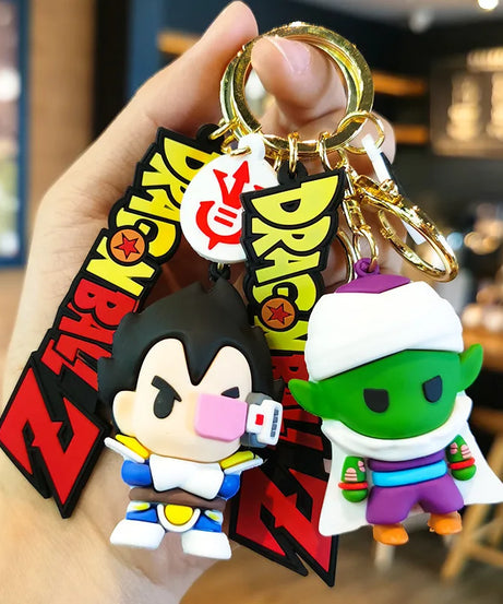 Dragon Ball Sun Wukong Keychain 3D Doll Pendant Handmade Backpack Accessories Creative Keychain Shoulder Bag Decoration Supplies
