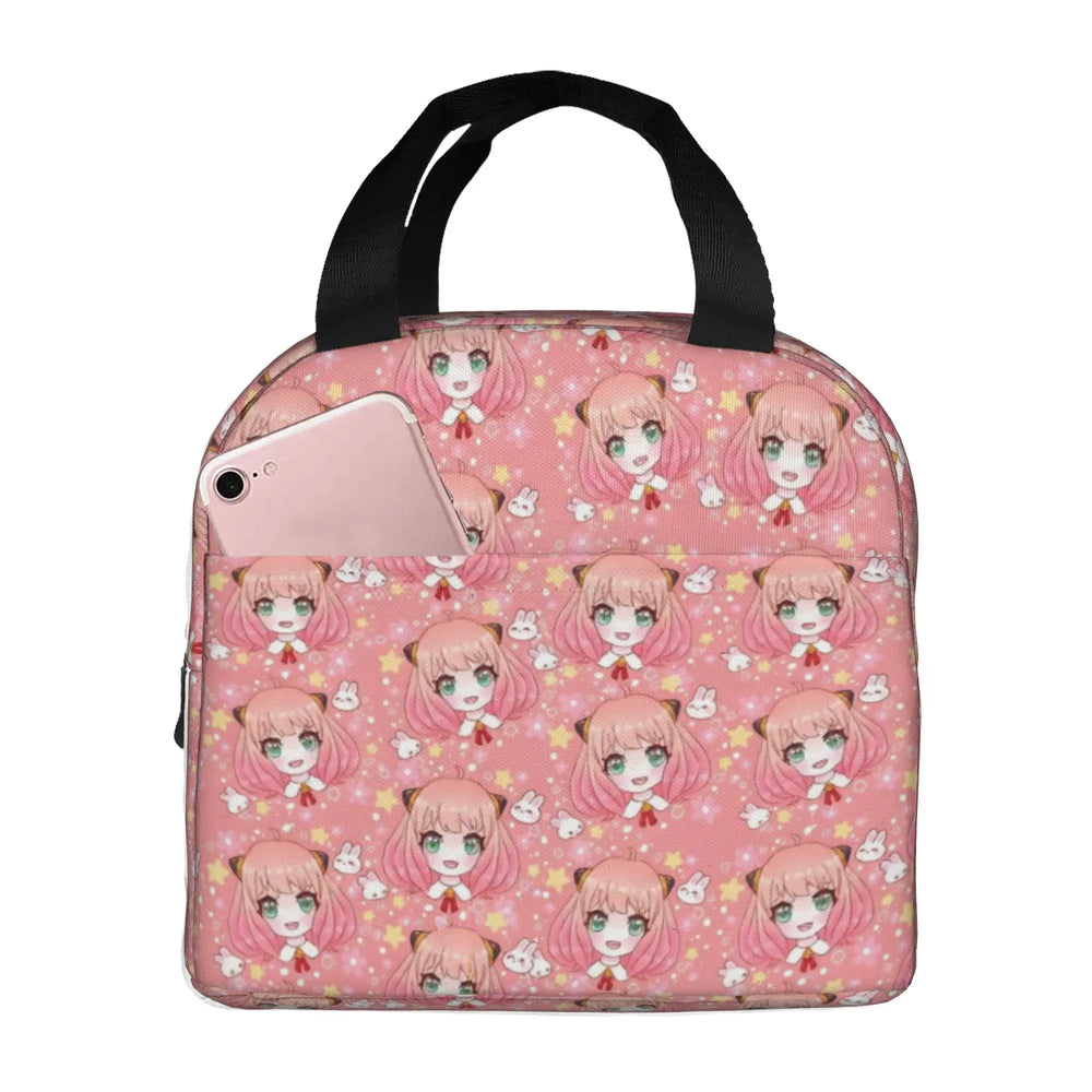 Spy x Family Forger Family Insulated Thermal Lunch Bag Portable Bento Cooler Tote 7