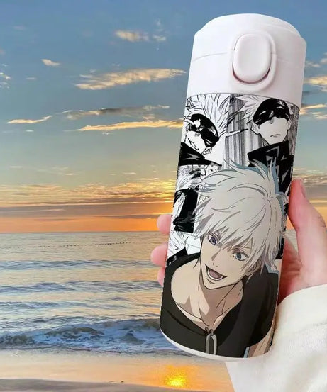 Gojo Satoru Jujutsu Kaisen Thermos Bottle – Anime Stainless Steel Water Cup