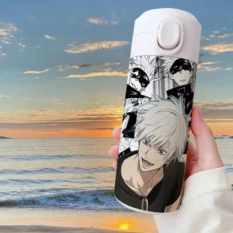 Gojo Satoru Jujutsu Kaisen Thermos Bottle – Anime Stainless Steel Water Cup