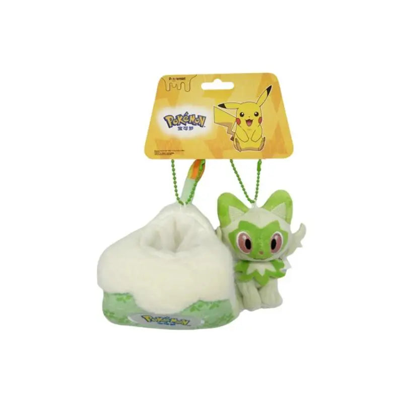 Cute Pokemon Sweet Dream Cake Series Gengar Pikachu Jigglypuff Rowlet Piplup Plush Doll Keychain Bag Pendant Toy Gift