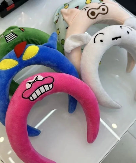 New Style Crayon Shinchans Headband Pajama Shinchan Nohara Shiro Kantamu Action Kamen Hair Decorations Hairpin Wholesale